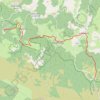 Trace GPS Gite Bleymard - Auriac, itinéraire, parcours