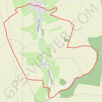 Trace GPS Le bois de Longvilliers, itinéraire, parcours