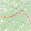 Trace GPS GR61 De Anduze au Col de l'Asclier (Gard-Cévennes), itinéraire, parcours
