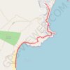 Trace GPS San jose - playa de los genoveses, itinéraire, parcours