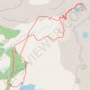 Trace GPS Col de La Cayolle au lac d'Allos, itinéraire, parcours