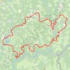 Trace GPS Tour entre Dordogne et Ventadour (Corrèze), itinéraire, parcours