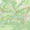Trace GPS La rando de la grotte du Bisontin, itinéraire, parcours