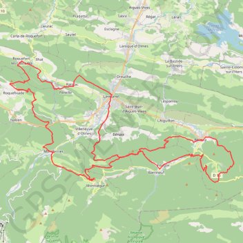 Trace GPS Trail des Citadelles, itinéraire, parcours