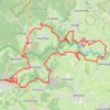 Trace GPS VTT - La randonnée de lacs et châteaux, itinéraire, parcours
