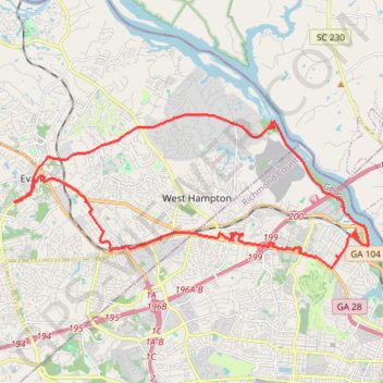 Trace GPS Long range bike, itinéraire, parcours
