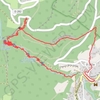 Trace GPS Ruisseau d'Alloix (Chartreuse), itinéraire, parcours