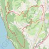 Trace GPS Entrelacs run and trail 2023 Trail des Hauts du Lac, itinéraire, parcours