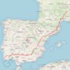 Trace GPS Stage 26: Valence to Saint-Jean-de-Fos — European Divide Trail, itinéraire, parcours