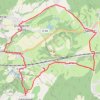 Trace GPS Petit circuit sur le chemin de Compostelle, itinéraire, parcours