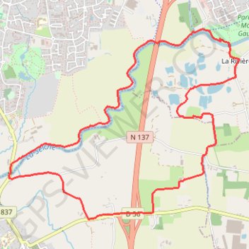 Trace GPS Pont-Péan-Noyal, itinéraire, parcours