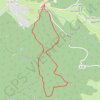 Trace GPS Pilat-Croix de Chaubouret sud-Raquettes, itinéraire, parcours