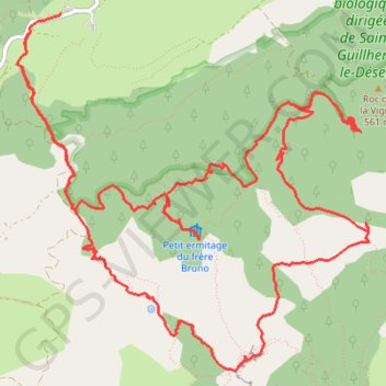 Trace GPS Blanche-neige Cellier, itinéraire, parcours