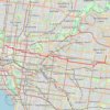 Trace GPS Box Hill - University of Melbourne, itinéraire, parcours