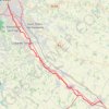 Trace GPS Canal du midi Villefranche > toulouse, itinéraire, parcours