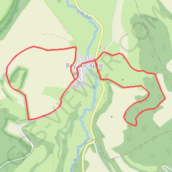 Trace GPS La Butte de Taloison - Bay-sur-Aube, itinéraire, parcours