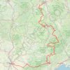 Trace GPS Trace Clermont - Toulouse avec campings, itinéraire, parcours