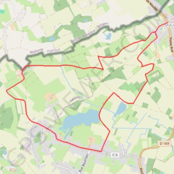 Trace GPS Circuit des Pépinières - Maulde, itinéraire, parcours