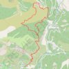 Trace GPS Gorges de la Vésubie, itinéraire, parcours