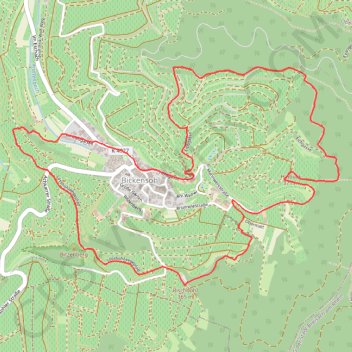 Trace GPS Bickensohl, Lösshohlwege-Pfad, itinéraire, parcours