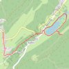Trace GPS Le lac de Lamoura - Lamoura, itinéraire, parcours