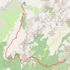 Trace GPS GR20 Paliri-Asinau, itinéraire, parcours