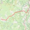 Trace GPS Via Podiensis GR65 Aumont Aubrac-Nasbinals, itinéraire, parcours