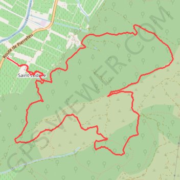 Trace GPS Sauvebonne - Les Bertrands - Vallon de Valbonne - HYERES - 83, itinéraire, parcours