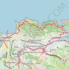 Trace GPS Sentier littoral basque espagnol, itinéraire, parcours