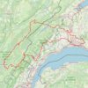 Trace GPS Jura Franco-Suisse (Track), itinéraire, parcours