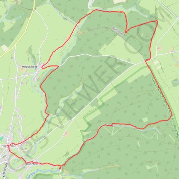 Trace GPS Heppenbach, itinéraire, parcours