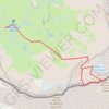 Trace GPS Pic de la Munia face nord, itinéraire, parcours
