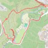 Trace GPS Le circuit de la Foux à Mouans-Sartoux, itinéraire, parcours