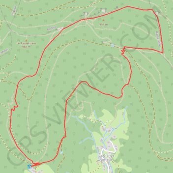 Trace GPS Schelmenkopf - Taennchel - Schelmenkopf, itinéraire, parcours
