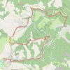 Trace GPS Le petit train de Lacaune - De Castres à Lacrouzette, itinéraire, parcours