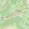 Trace GPS Hauteluce - Molliessoulaz, itinéraire, parcours