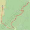 Trace GPS Baraque du Col Vert, itinéraire, parcours