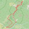 Trace GPS La lac de l'Écureuil par le ravin du Mal Infernet, itinéraire, parcours