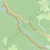 Trace GPS Les deux Cascades de Tendon, itinéraire, parcours