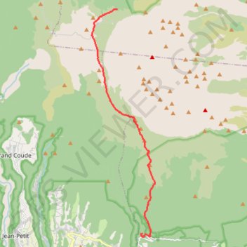 Trace GPS GRR2 Du gîte du Volcan au gîte de Basse Vallée, itinéraire, parcours