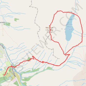 Trace GPS Meall an t-Suidhe and Lochan Meall an t-Suidhe Loop, itinéraire, parcours