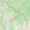 Trace GPS Loriol - Canal - Carpentras - Camaret - Aigues, itinéraire, parcours