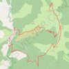 Trace GPS Mangiabo et Pointe de Ventabren depuis Moulinet, itinéraire, parcours