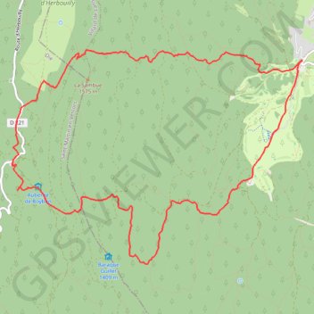Trace GPS Corr-Pas Ane, itinéraire, parcours