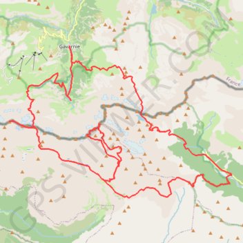 Trace GPS Tour du Mont Perdu, itinéraire, parcours