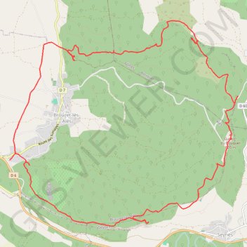 Trace GPS Tour du Mont Bouquet, itinéraire, parcours