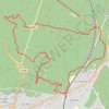 Trace GPS Les points de vue de Fontainebleau, itinéraire, parcours