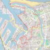 Trace GPS Dunkerque - Le port et le circuit Jean Bart, itinéraire, parcours