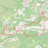 Trace GPS Escapade VTT vers Mazaugues et Tourves, itinéraire, parcours