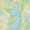 Trace GPS Dove Lake Circuit, itinéraire, parcours